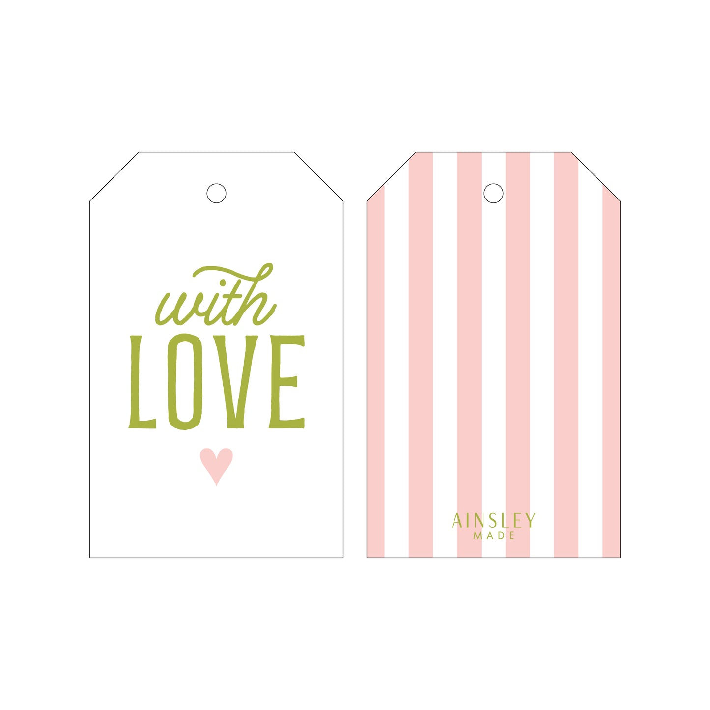 Luggage Gift Tags | WITH LOVE