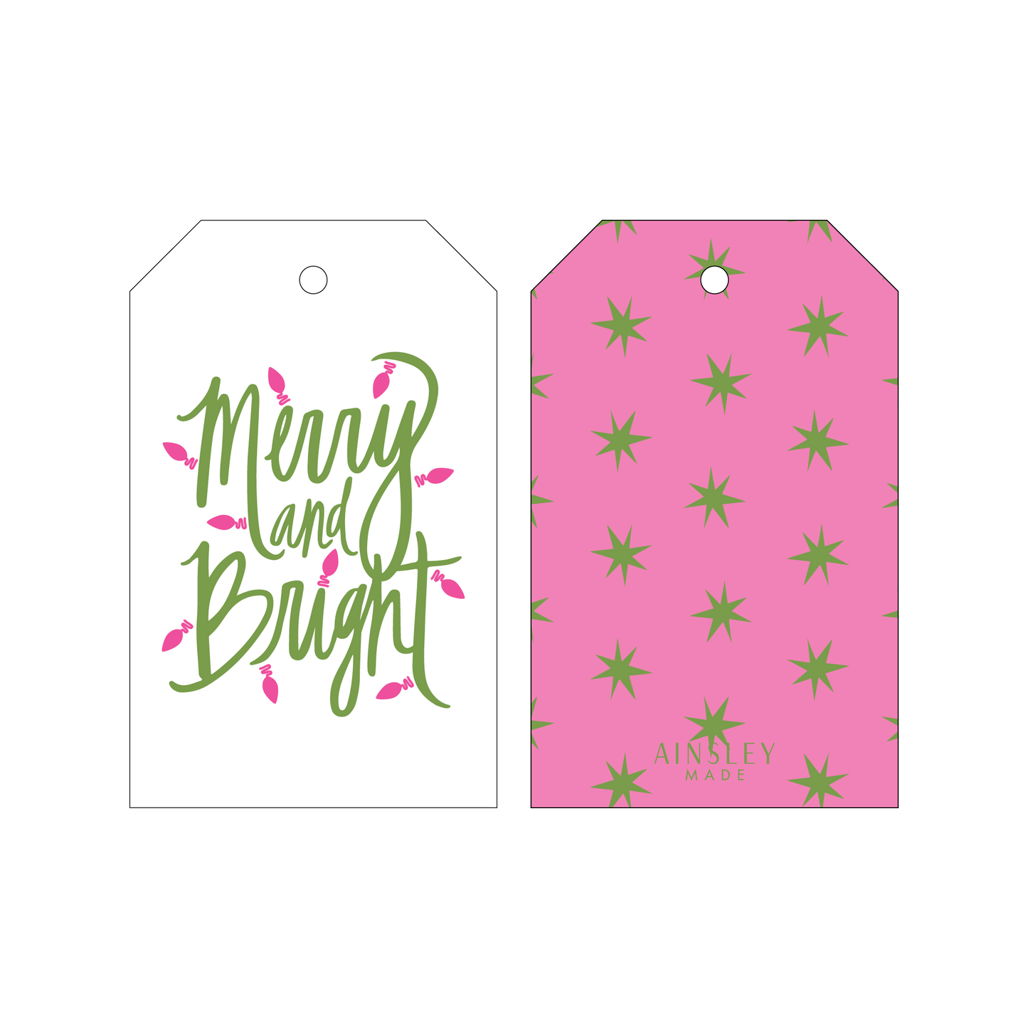 Holiday Gift Tags | MERRY BRIGHT