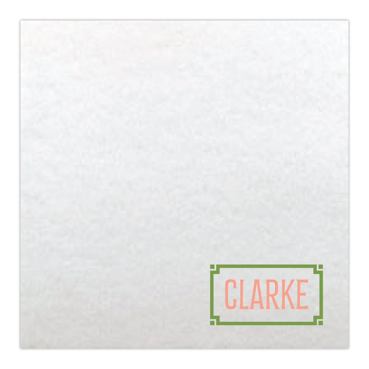 "Linen-Like" Napkin | Design 10