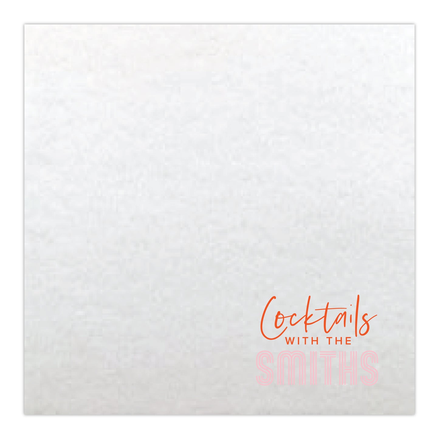 "Linen-Like" Napkin | Design 6