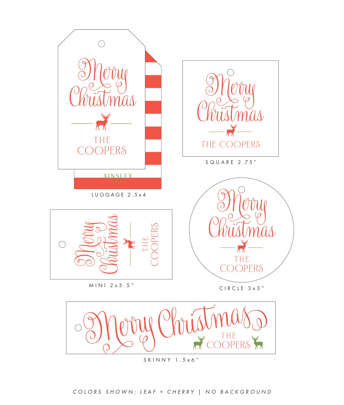 Holiday Gift Tag | Design 1