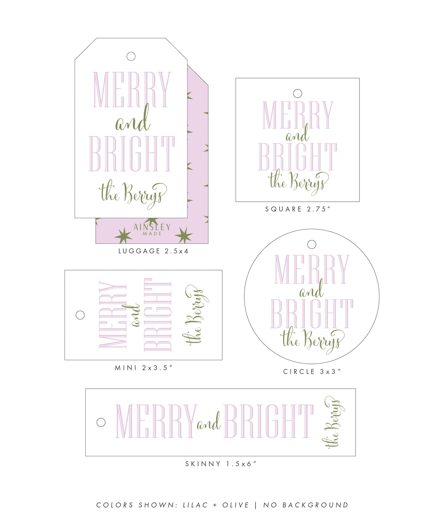 Holiday Gift Tag | Design 11