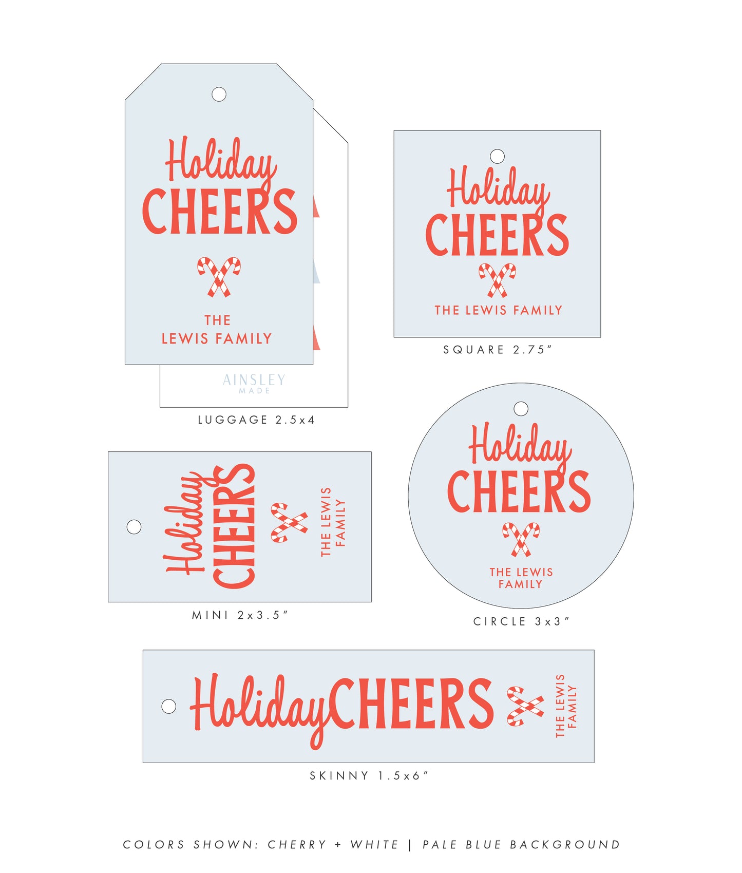 Holiday Gift Tag | Design 12