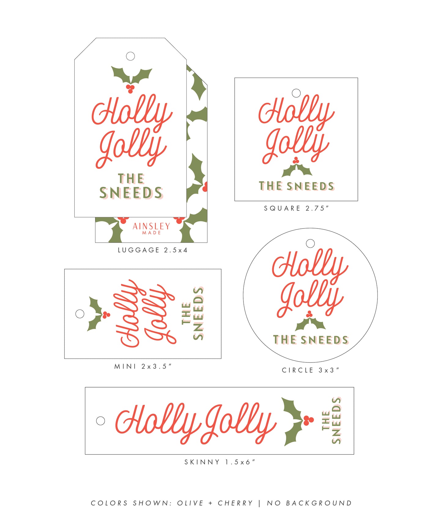 Holiday Gift Tag | Design 3