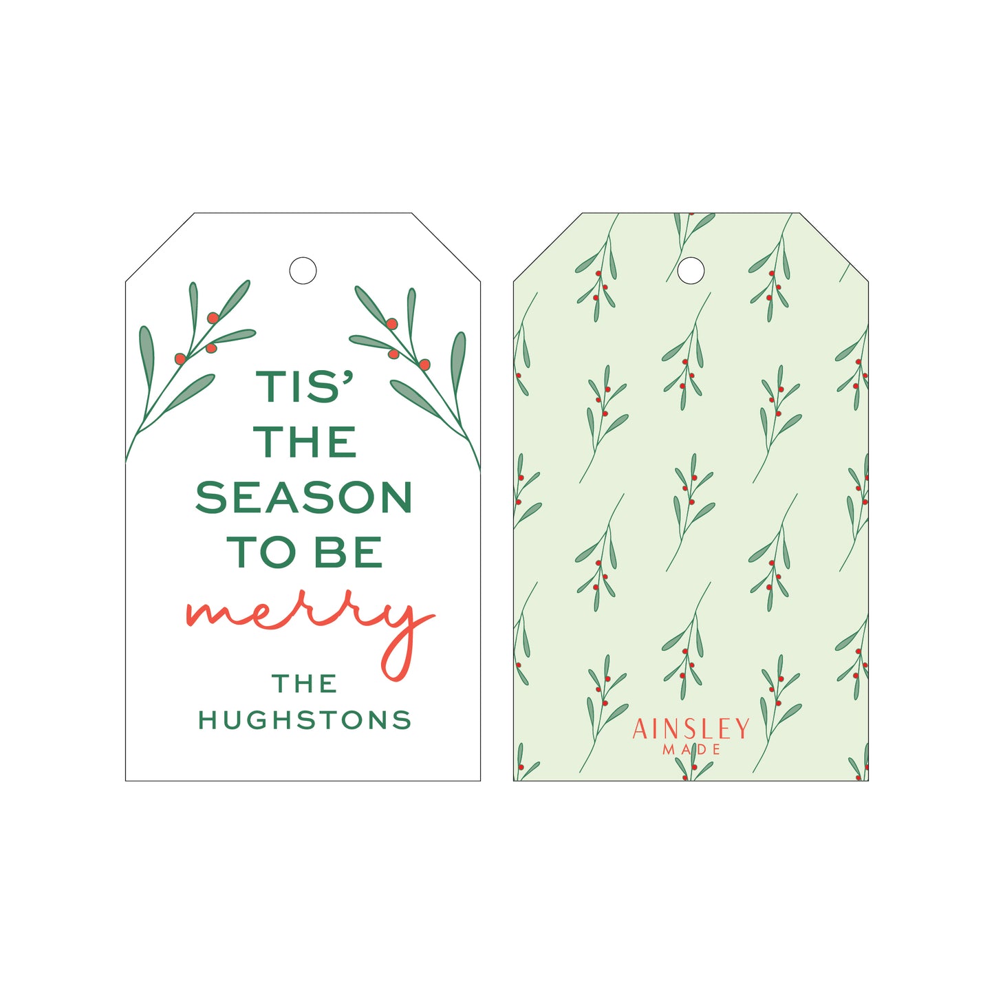 Holiday Gift Tag | Design 4