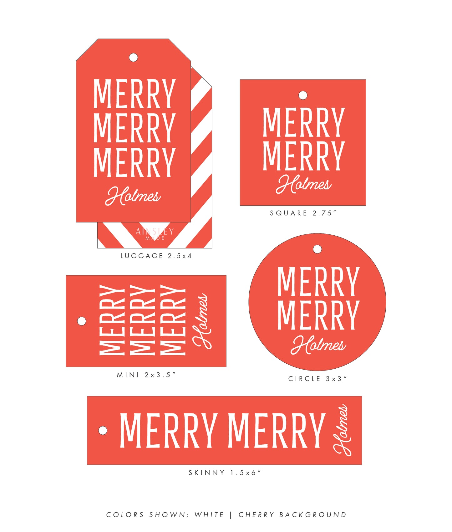 Holiday Gift Tag | Design 8