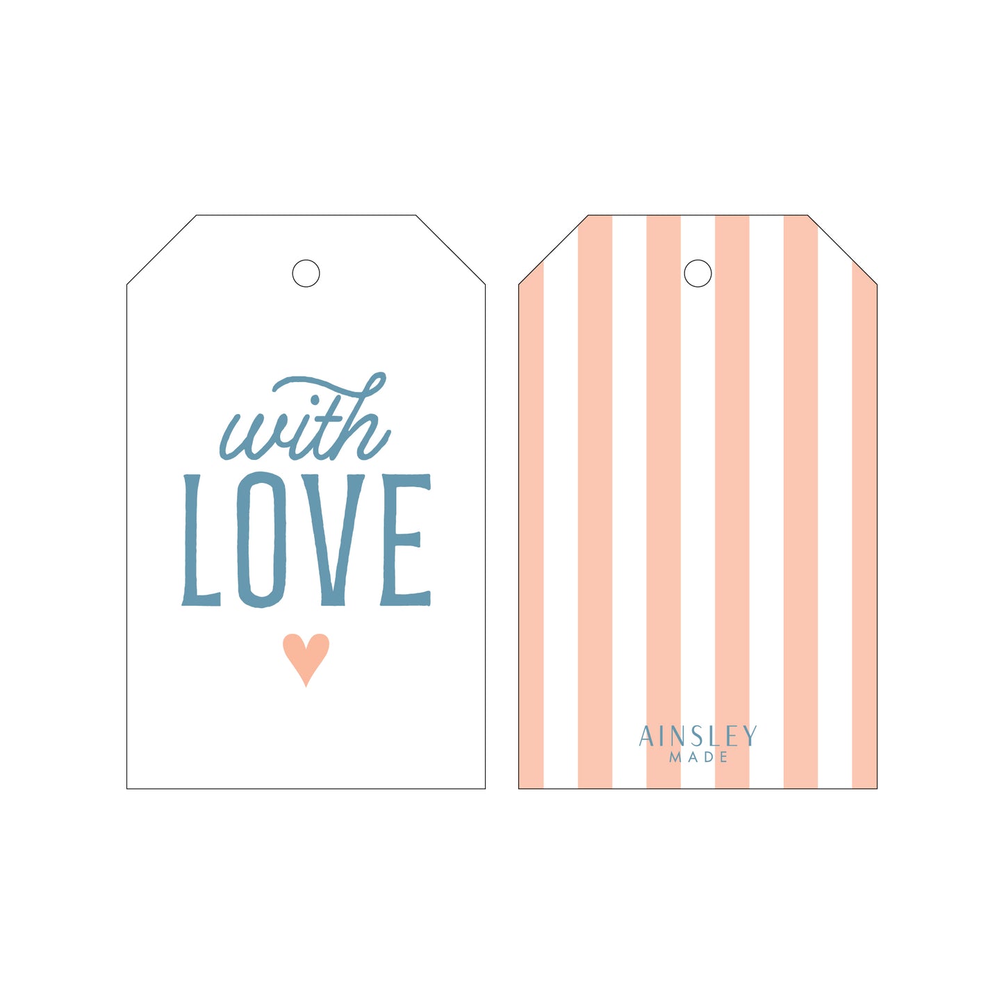 Luggage Gift Tags | WITH LOVE