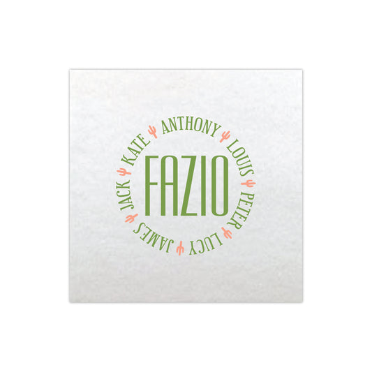"Linen-Like" Napkin | Design 1