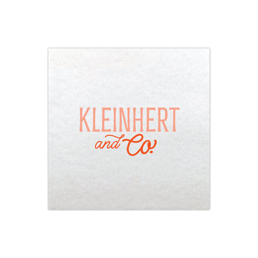 "Linen-Like" Napkin | Design 9