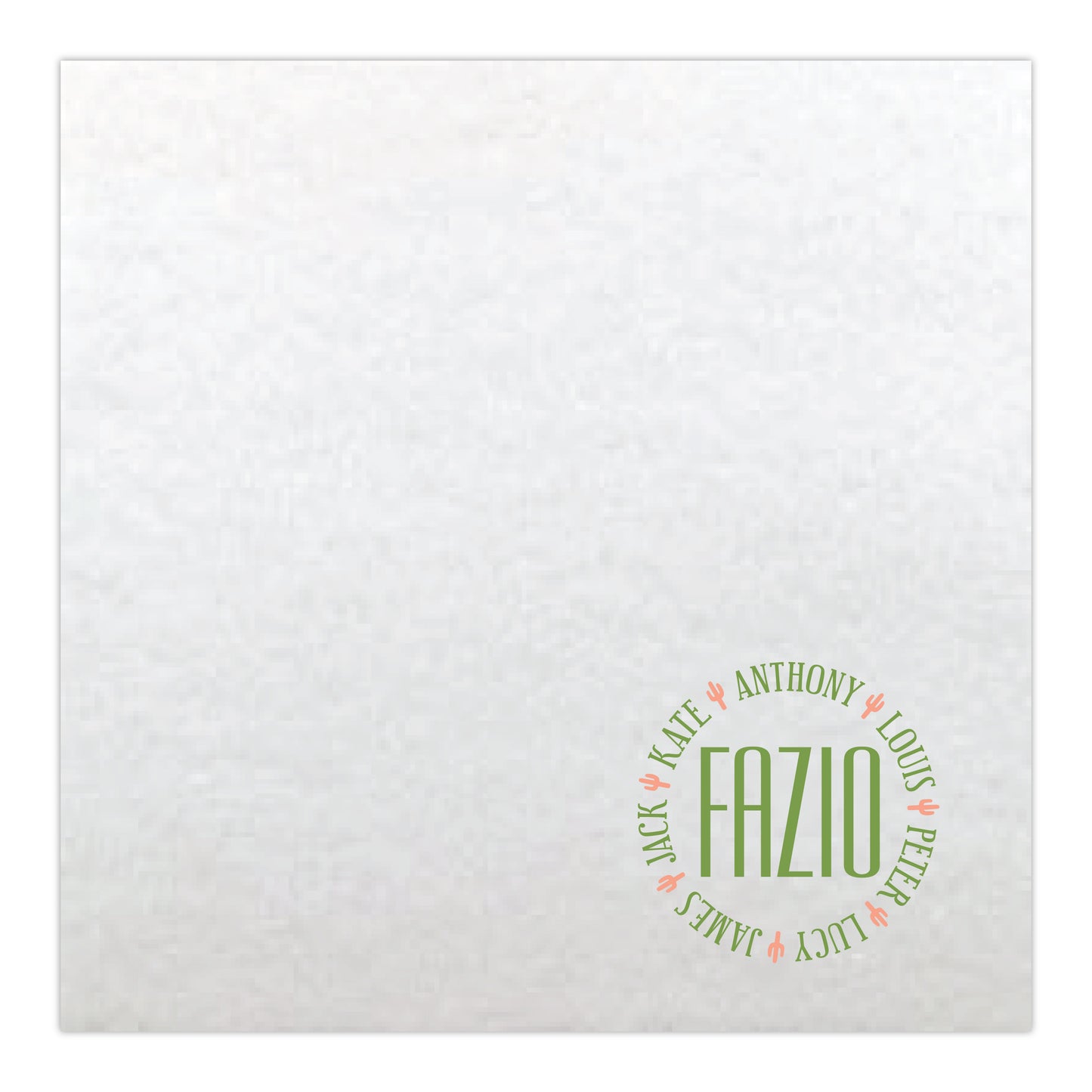 "Linen-Like" Napkin | Design 1