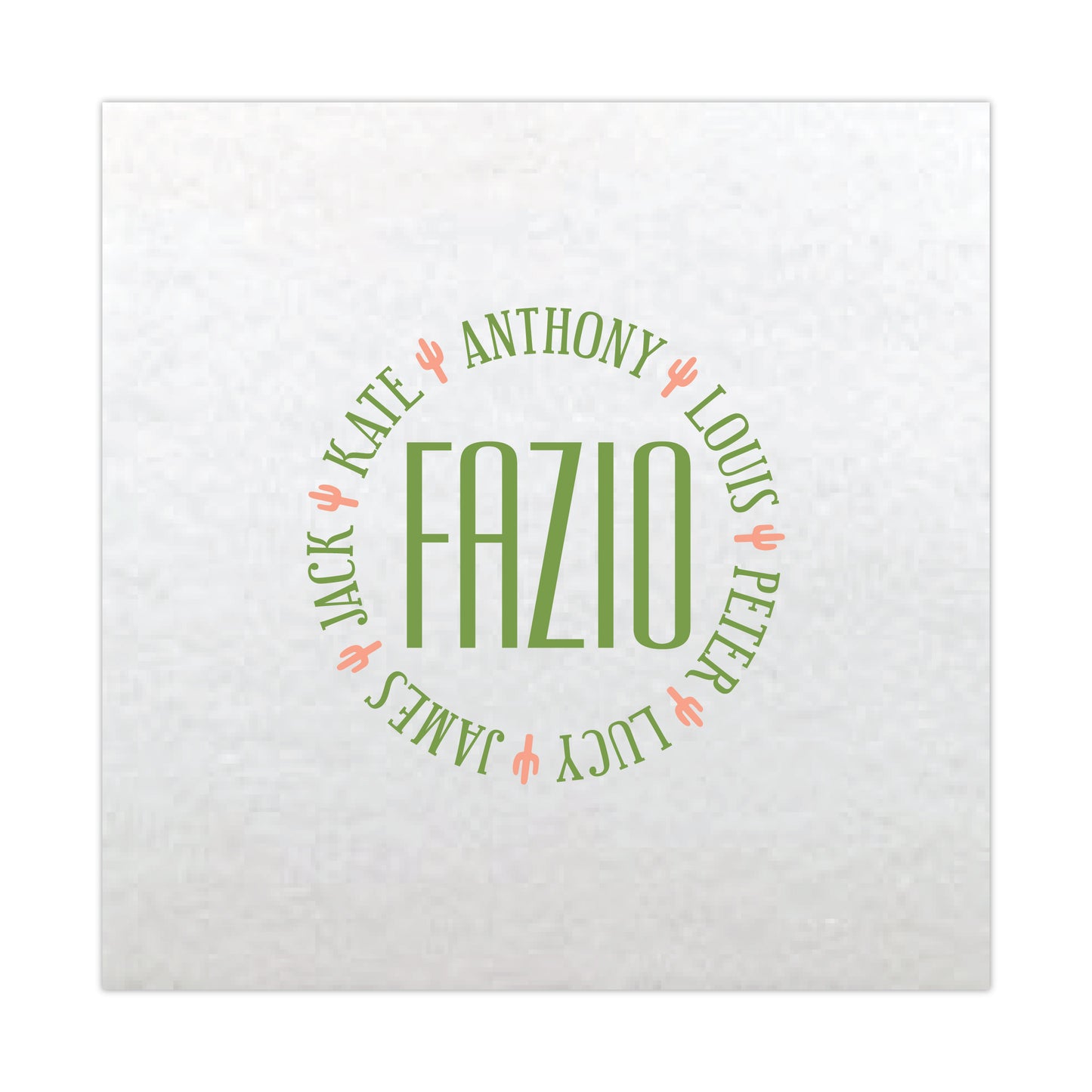 "Linen-Like" Napkin | Design 1