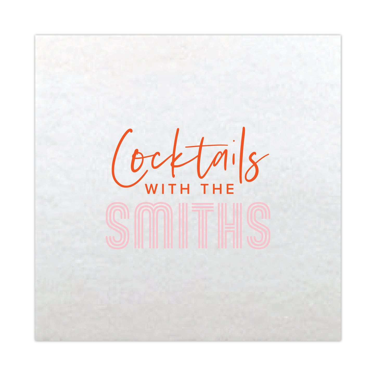 "Linen-Like" Napkin | Design 6